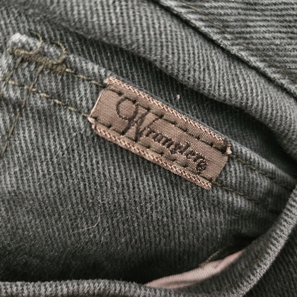 Wrangler Vintage High Rise Straight Leg Mom Jeans Green 18X32 (Size Large) - Picture 6 of 7